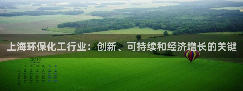 亿万集团：上海环保化工行业：创新、可持续和经济增长的关键