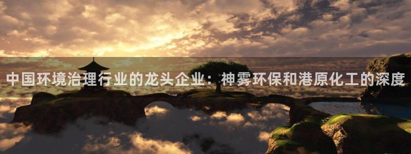 亿万app下载：中国环境治理行业的龙头企业：神雾环保和港原化工的深度