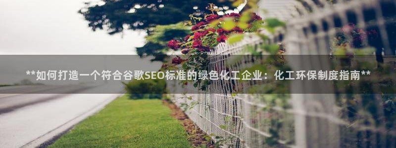 亿万先生手游下载官网：**如何打造一个符合谷歌SEO标准的绿色化工企业：化工环保制度指南**