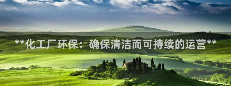 亿万的亿：**化工厂环保：确保清洁而可持续的运营**