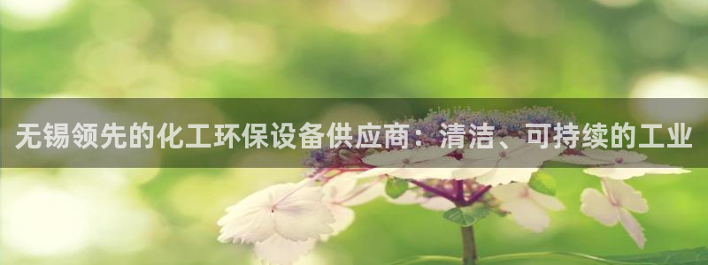 亿万先生手机版入口在哪下载：无锡领先的化工环保设备供应商：清洁、可持续的工业