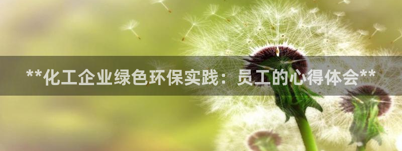 亿万先生手机网：**化工企业绿色环保实践：员工的心得体会**