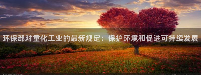 亿万问答：环保部对重化工业的最新规定：保护环境和促进可持续发展