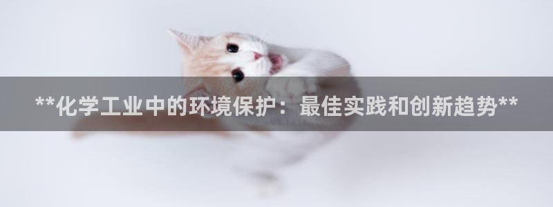 亿万先生mr01官网 - 亿万先生手机版入：**化学工业中的环境保护：最佳实践和创新趋势**