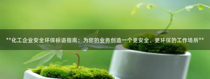 亿万先生客户端下载安装：**化工企业安全环保标语指南：为您的业务创造一个更安全、更环保的工作场所**