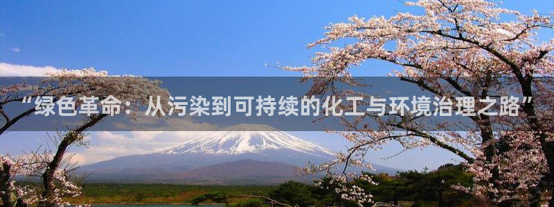 亿万的亿：“绿色革命：从污染到可持续的化工与环境治理之路”