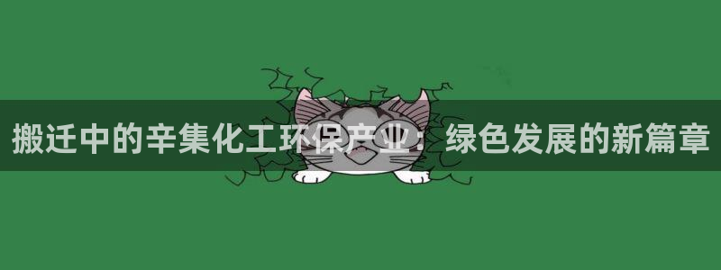 亿万先生m007：搬迁中的辛集化工环保产业：绿色发展的新篇章