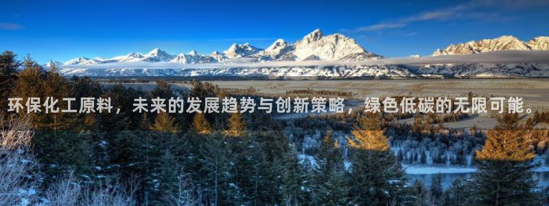 亿万第一季解说：环保化工原料，未来的发展趋势与创新策略，绿色低碳的无限可能。